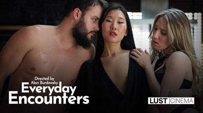 a threesome porn movie still from 'Everyday Encounters 3" on lust cinema by erika lust