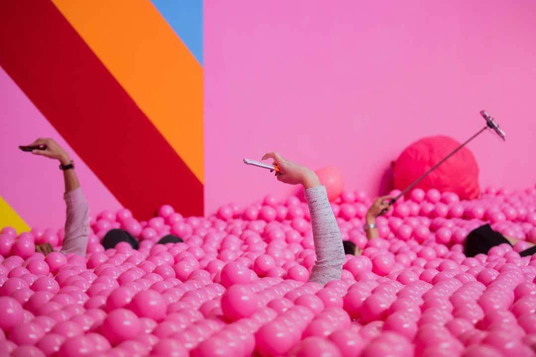 Supercandy Pop-Up Museum in Cologne, Germany, on Sept. 27, 2018. Rolf Vennenbernd/AFP/Getty Images