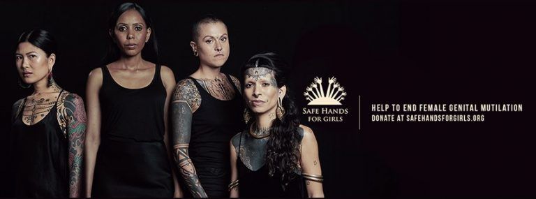 Image from charity  Safe Hands for Girls  to stop Female Genital Cutting