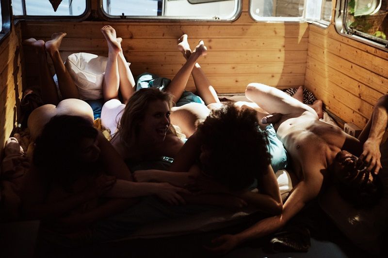 Film still from explicit short film Horngry by Erika Lust on XConfessions