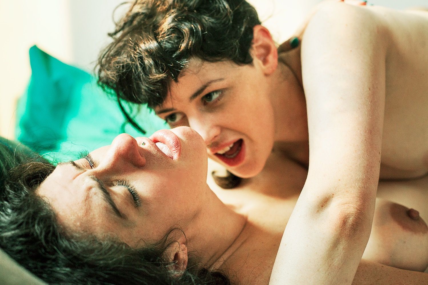 Film still from Sadie Lune's erotic short film in Berlin The Milf Next Door 