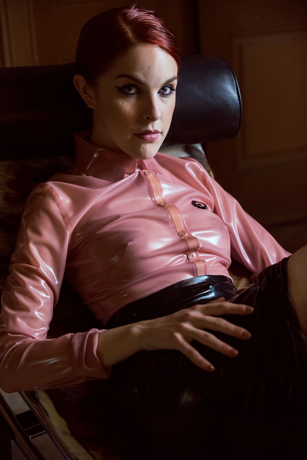 Armana Miller in the erotic film Latex Sessions 