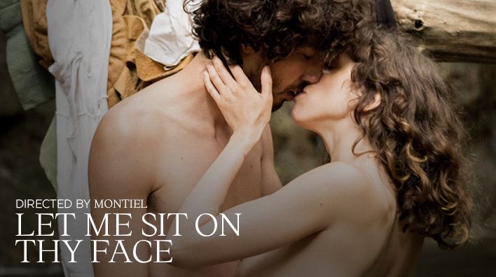 an erotic film still from 'Let Me Sit On Thy Face' on XConfessions 