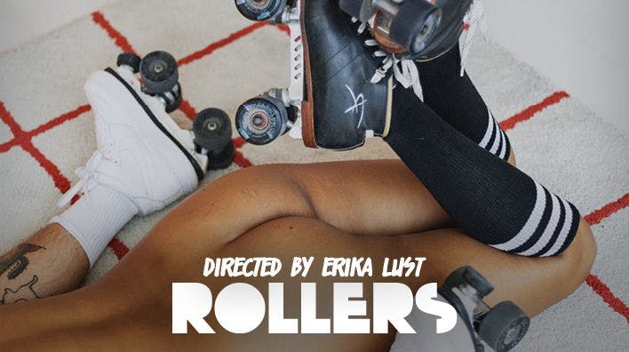 Cover photo of Erika Lust erotic short film Rollers with Kali Sudhra 