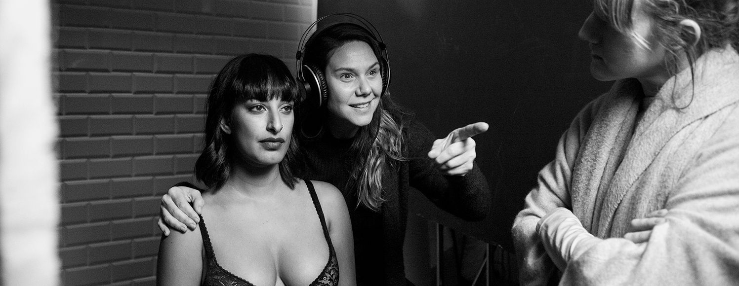 Kali & Erika behind the scenes 