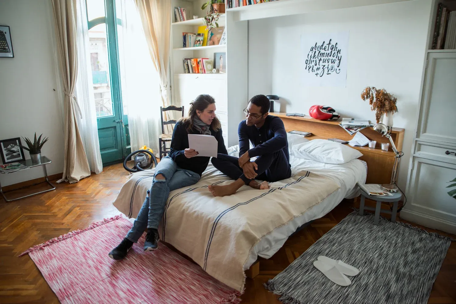 Erika Lust and Mickey Mod in the erotic film My Moaning Neighbor