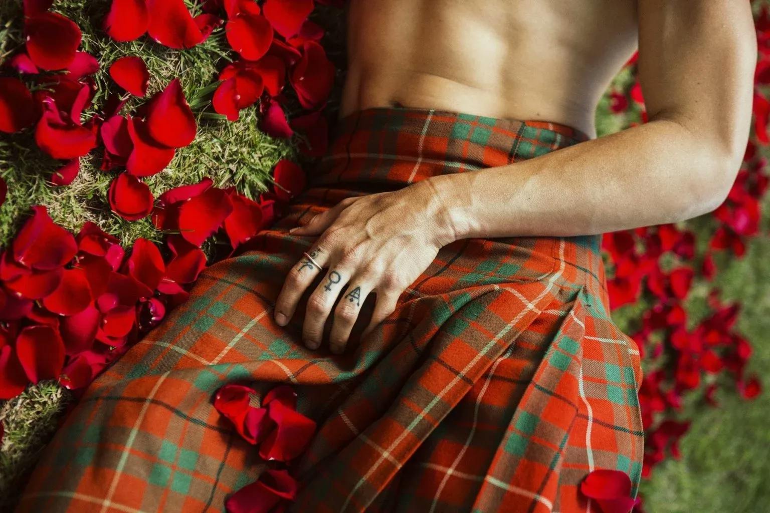 an erotic film still from 'Men in Kilts' on XConfessions by Erika Lust