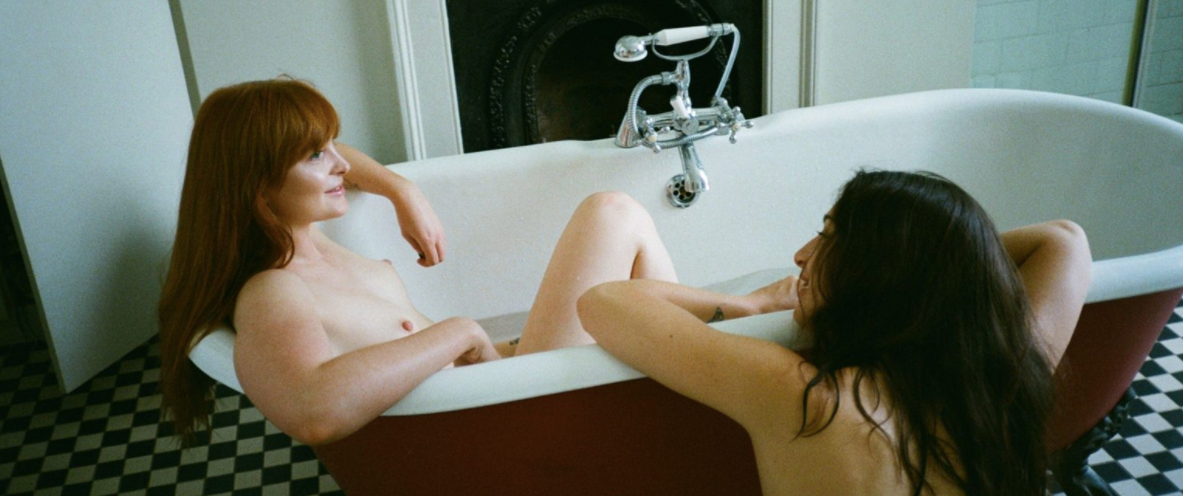 The Riding Lesson lesbian erotic film still