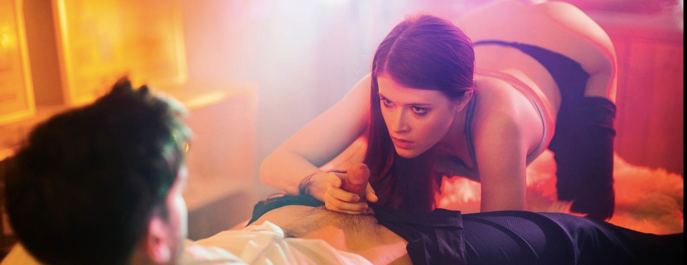 An erotic film still from 'Hunger - Who's in Charge?' on XConfessions by Erika Lust