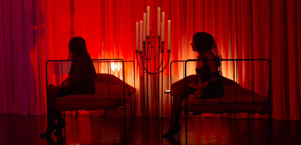 a lesbian erotic film still from 'Sisters of Pleasure' on xconfessions by erika lust