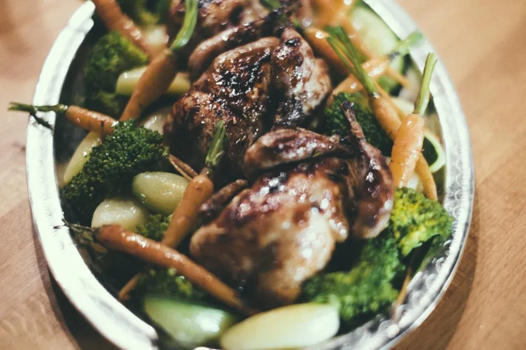 plate of food for erotic short film Eat With...Me on XConfessions