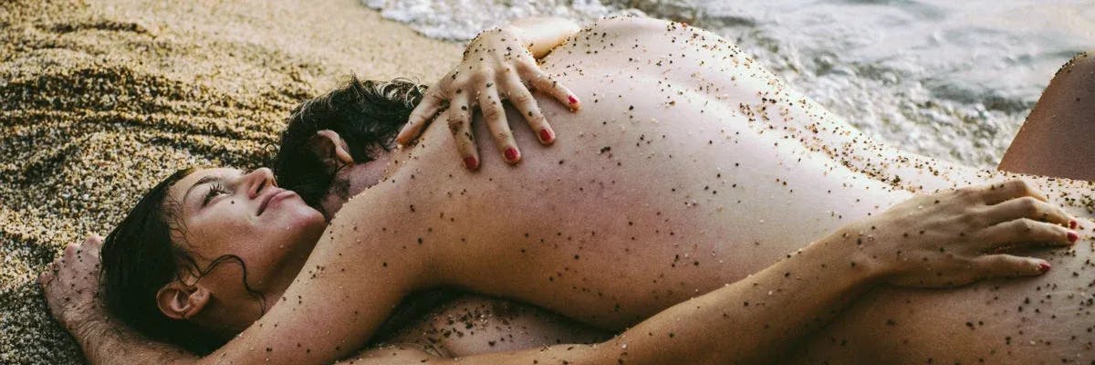 Julia Roca in an outdoor sex film by erotic filmmaker Erika Lust