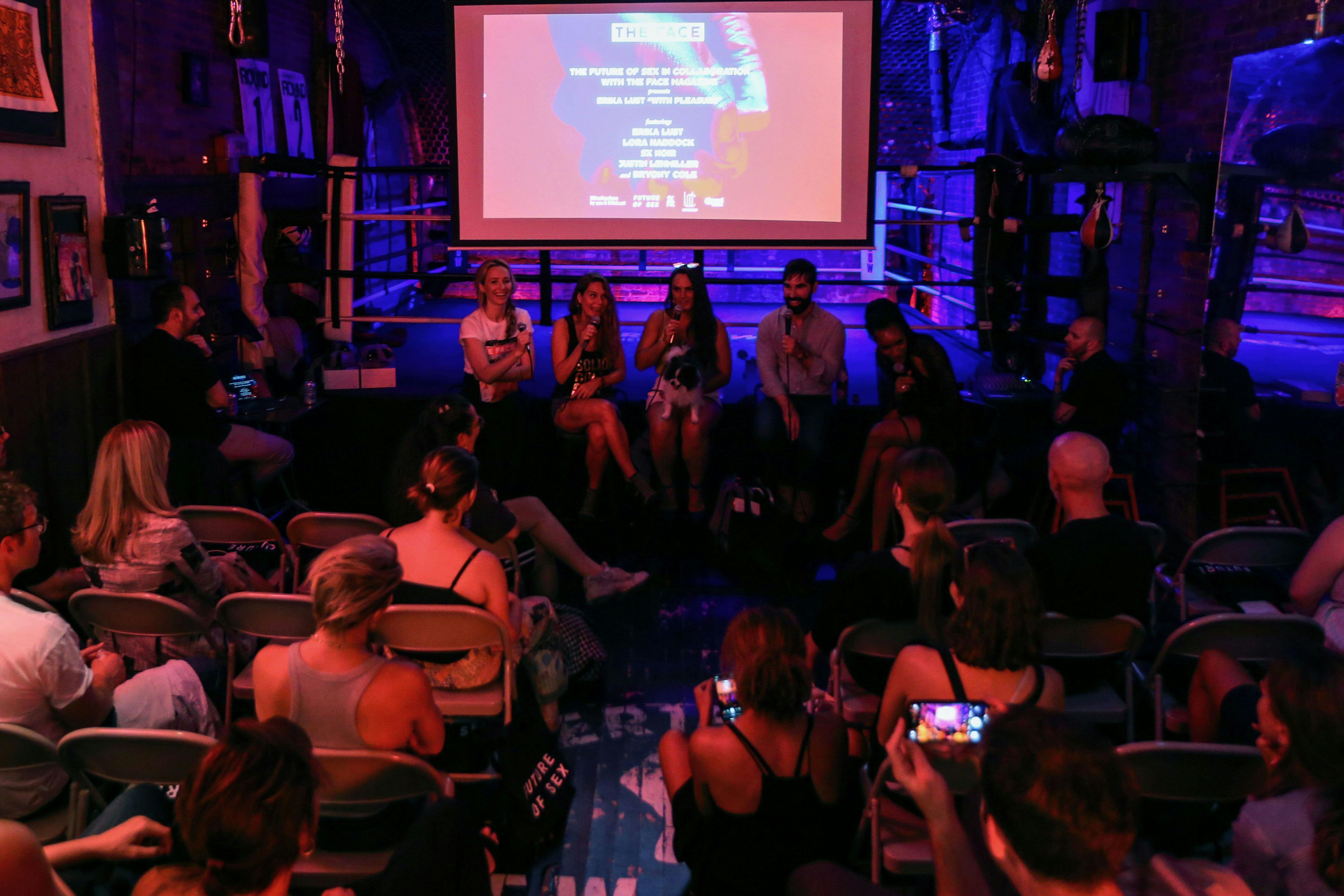 Erika Lust speaking at The Face 2019